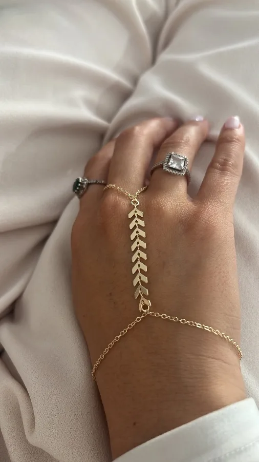 Hand Bracelet with Ring — CACUSA by Taitus