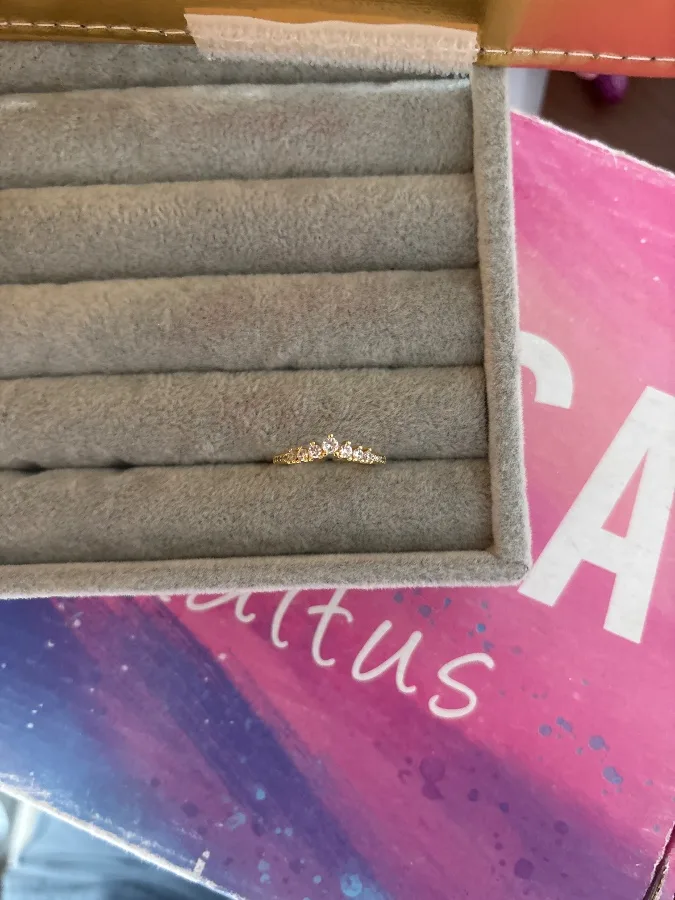 Adjustable Ring with White Zirconia — CACUSA by Taitus