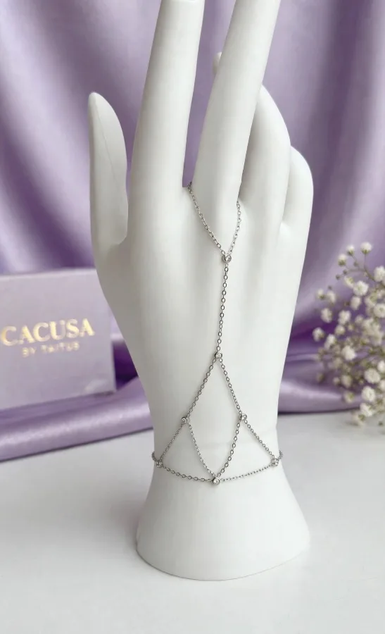 Hand chain de rombos — CACUSA by Taitus