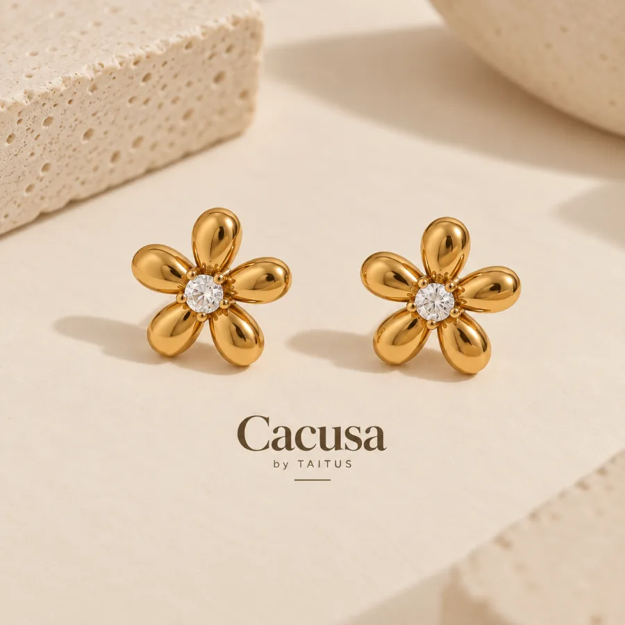 Aretes de flor — CACUSA by Taitus