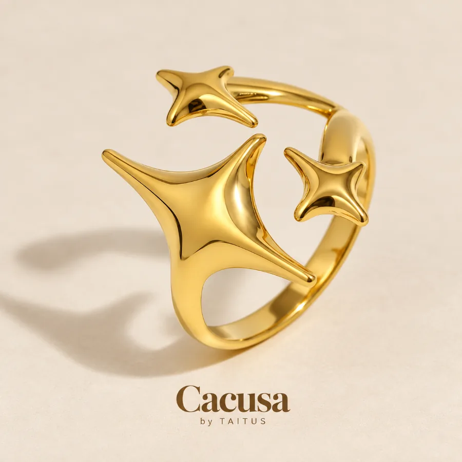 Open star ring — CACUSA by Taitus