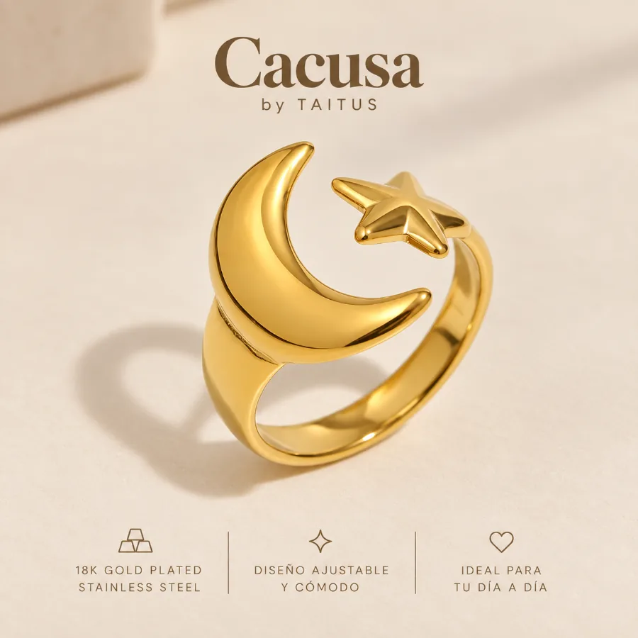 Anillo de luna y estrella — CACUSA by Taitus