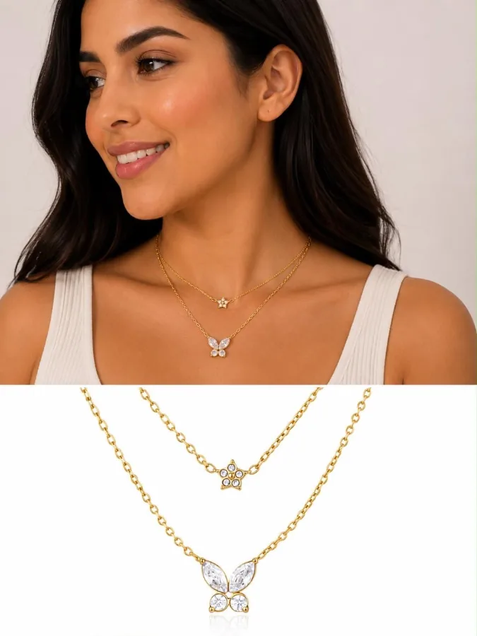Butterfly double chain — CACUSA by Taitus